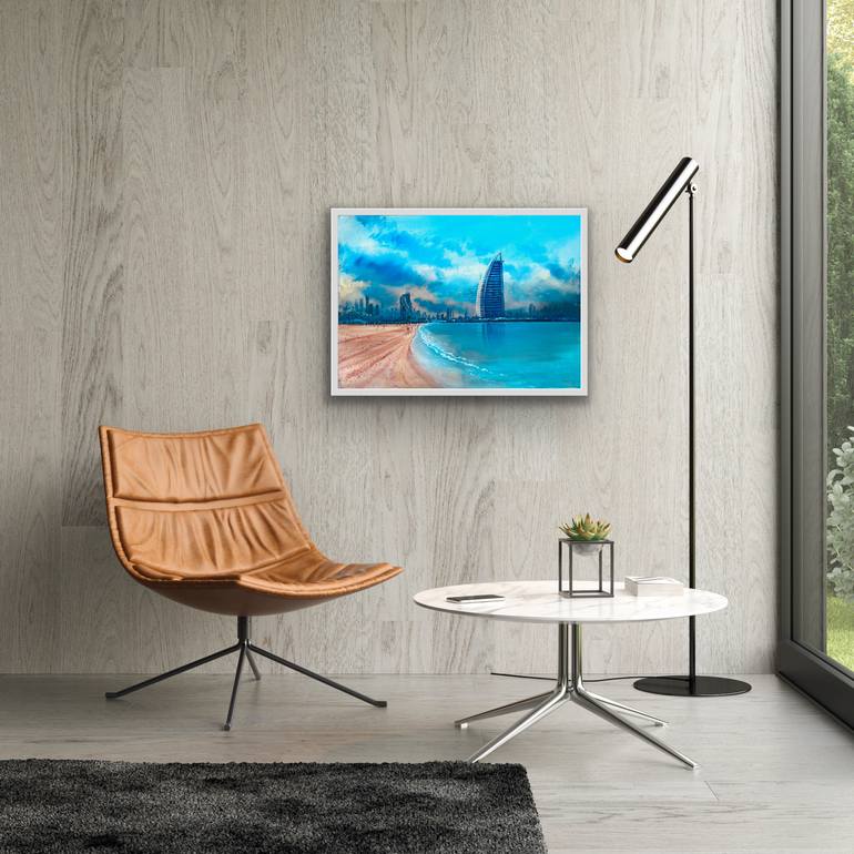 Original Realism Seascape Painting by Ashvin Mohan T