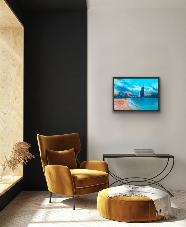 Original Realism Seascape Painting by Ashvin Mohan T