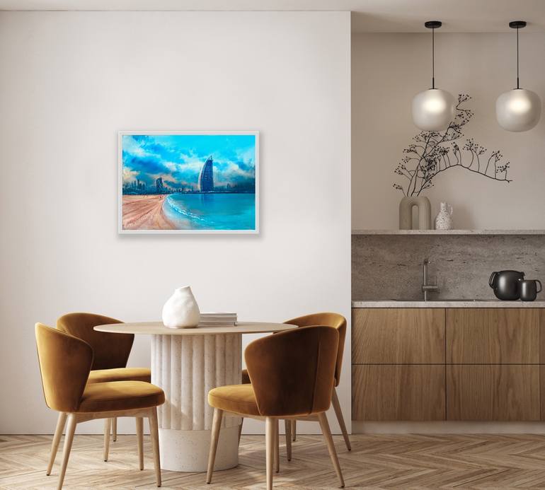 Original Realism Seascape Painting by Ashvin Mohan T