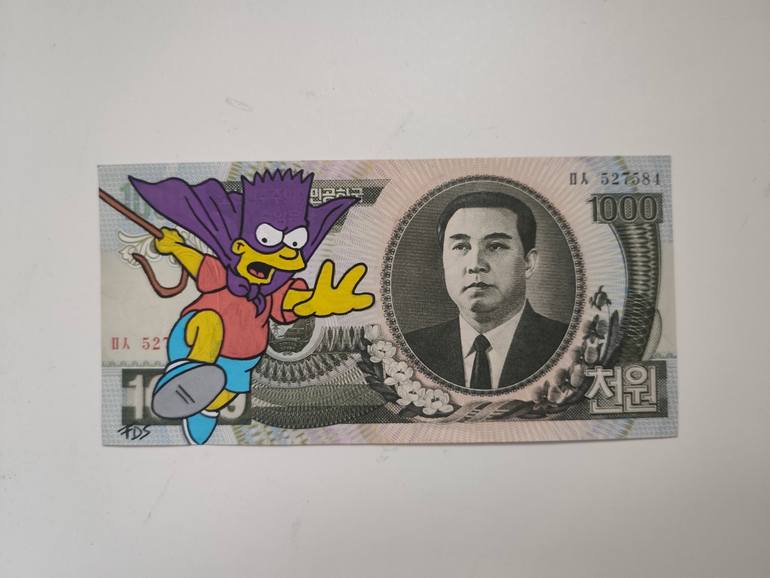 Original Pop Art Cartoon Painting by Filipe Da Silva
