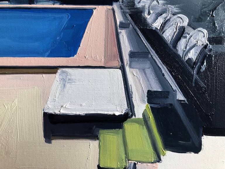 Original Expressionism Outer Space Painting by Robert Bubel