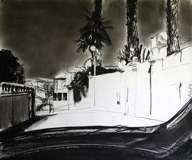 Original Expressionism Places Drawings by Robert Bubel