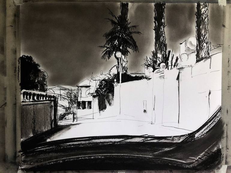 Original Expressionism Places Drawing by Robert Bubel