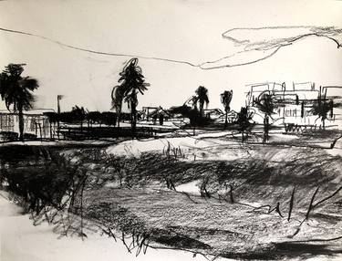 Print of Expressionism Landscape Drawings by Robert Bubel