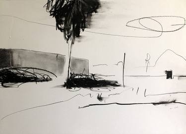 Original Expressionism Places Drawings by Robert Bubel