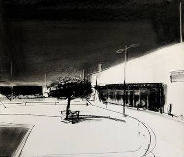 Original Places Drawings by Robert Bubel