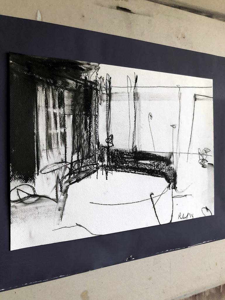 Original Expressionism Time Drawing by Robert Bubel