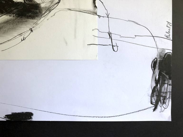 Original Expressionism Landscape Drawing by Robert Bubel