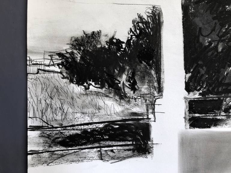 Original Contemporary Landscape Drawing by Robert Bubel