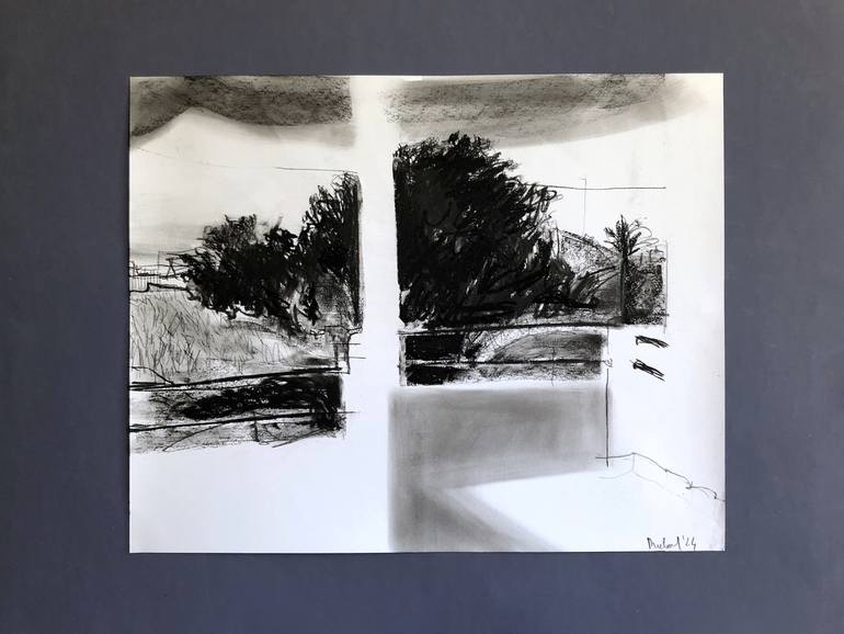 Original Contemporary Landscape Drawing by Robert Bubel