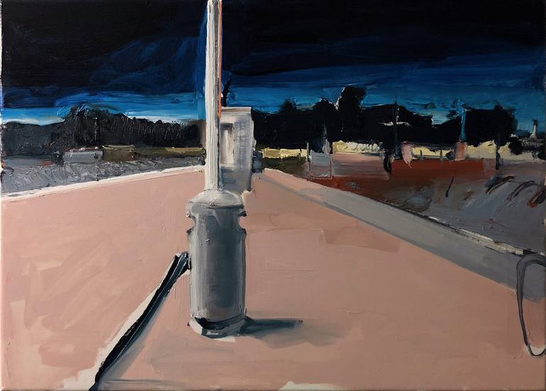 Print of Expressionism Landscape Paintings by Robert Bubel