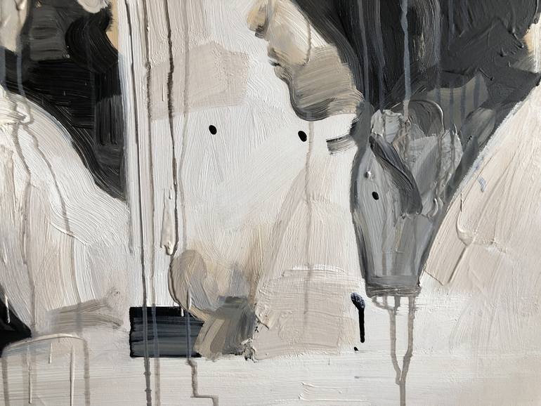 Original Expressionism People Painting by Robert Bubel