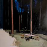 'A Couple Of Stools And A Bottle Of Water. And A Table Yet' by Robert Bubel