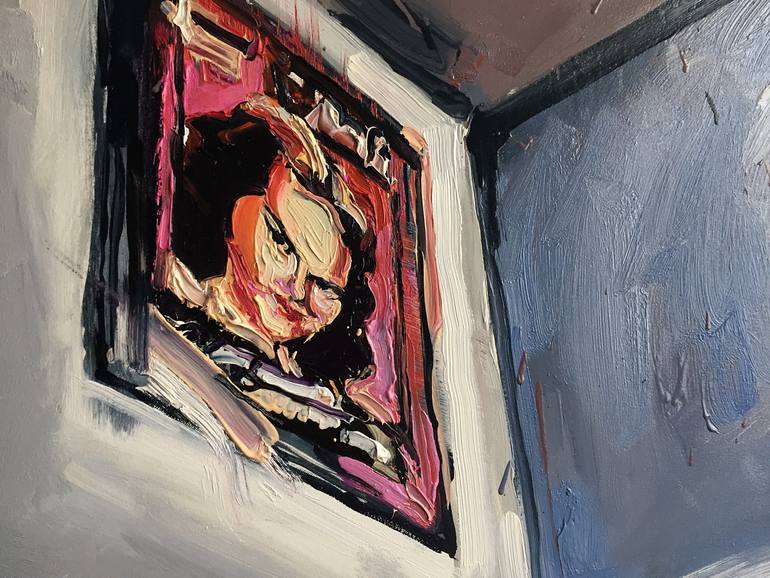 Original Expressionism Outer Space Painting by Robert Bubel