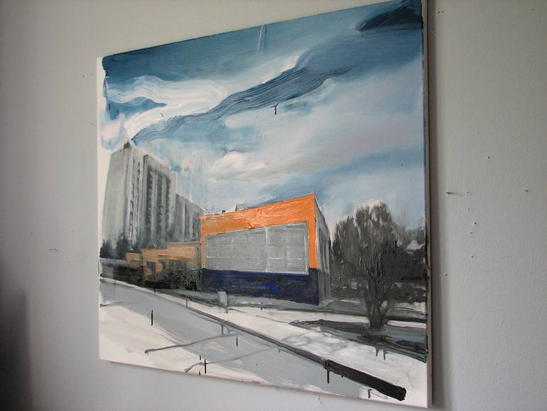 Original Expressionism Outer Space Painting by Robert Bubel