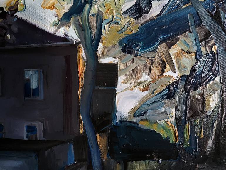 Original Expressionism Landscape Painting by Robert Bubel