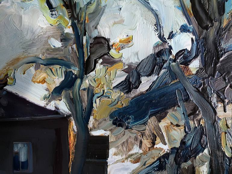 Original Expressionism Landscape Painting by Robert Bubel
