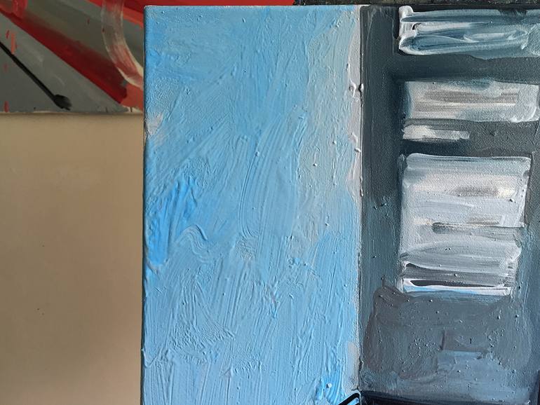 Original Expressionism Outer Space Painting by Robert Bubel