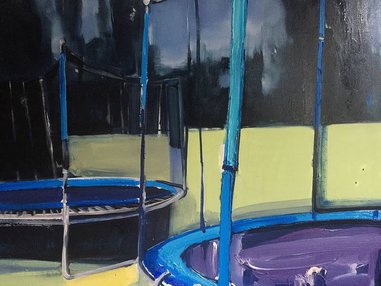 Original Expressionism Outer Space Painting by Robert Bubel