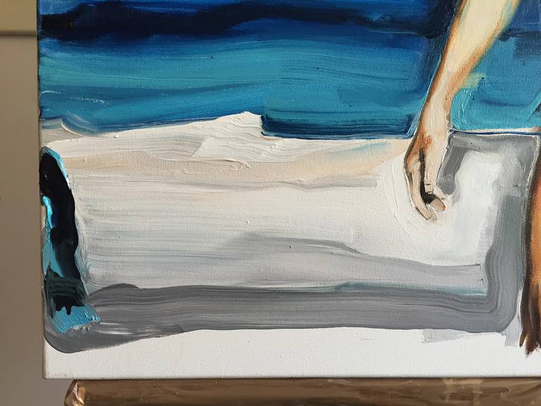 Original Expressionism People Painting by Robert Bubel