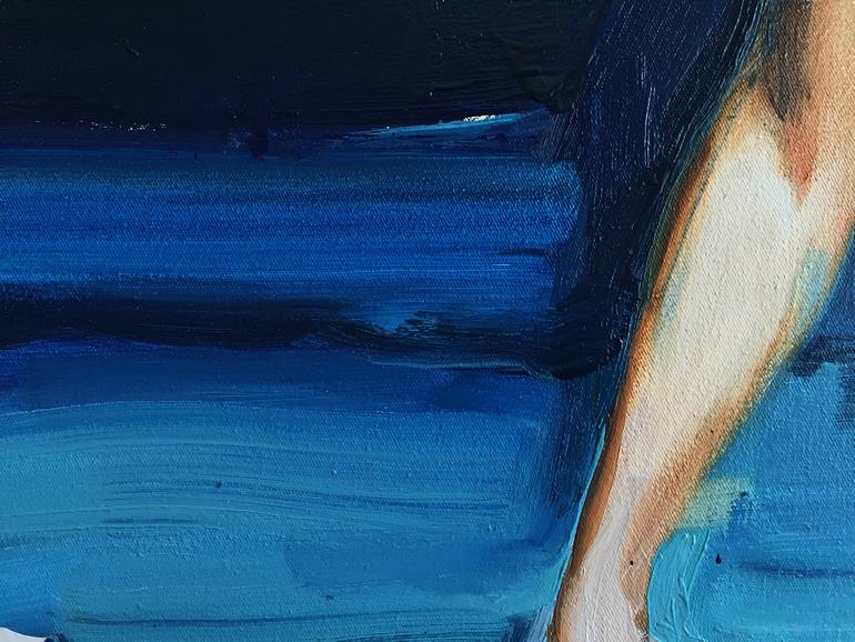 Original Expressionism People Painting by Robert Bubel