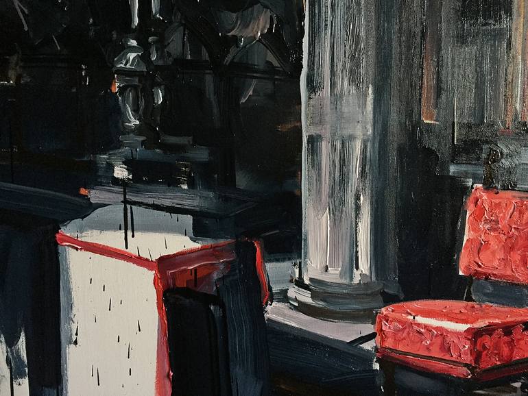 Original Expressionism Outer Space Painting by Robert Bubel