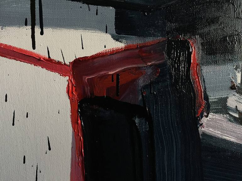 Original Expressionism Outer Space Painting by Robert Bubel