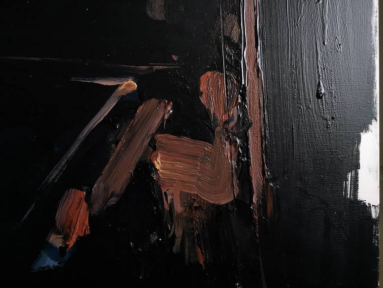 Original Expressionism People Painting by Robert Bubel