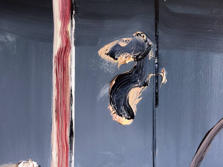 Original Expressionism Outer Space Painting by Robert Bubel