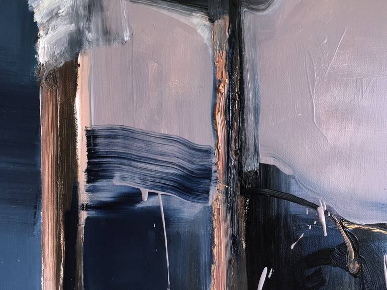 Original Expressionism Outer Space Painting by Robert Bubel