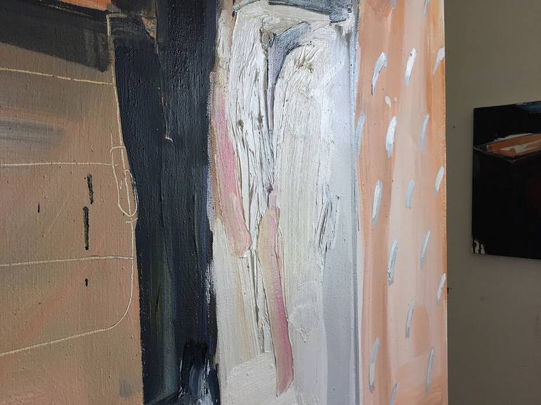 Original Abstract Expressionism Places Painting by Robert Bubel
