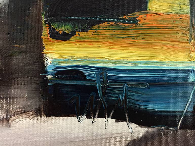 Original Expressionism Landscape Painting by Robert Bubel