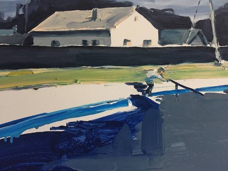 Original Expressionism Landscape Painting by Robert Bubel