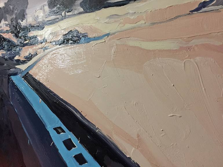 Original Expressionism Outer Space Painting by Robert Bubel