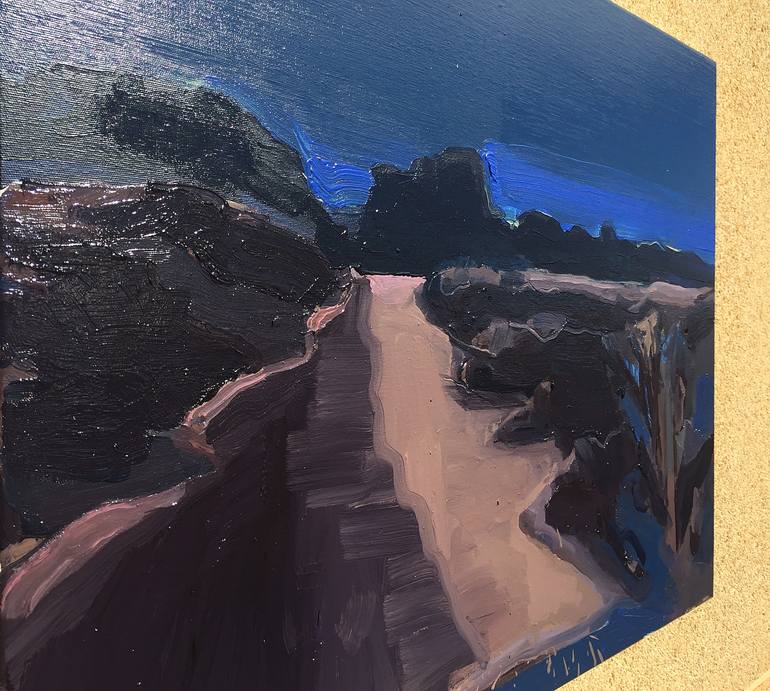 Original Expressionism Landscape Painting by Robert Bubel