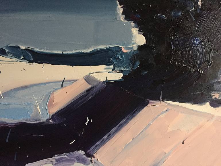 Original Expressionism Landscape Painting by Robert Bubel