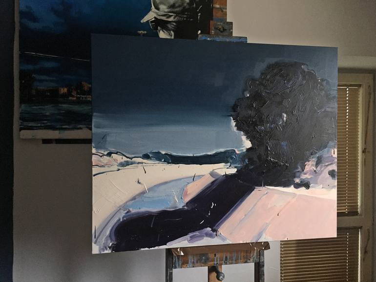 Original Expressionism Landscape Painting by Robert Bubel