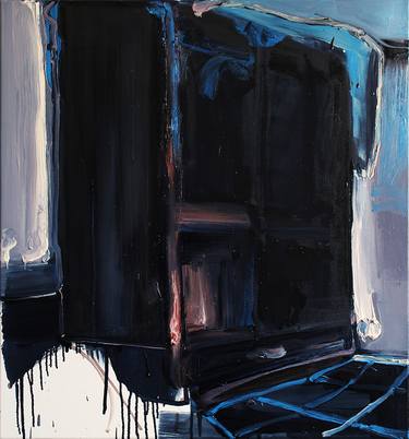 Original Expressionism Interiors Paintings by Robert Bubel