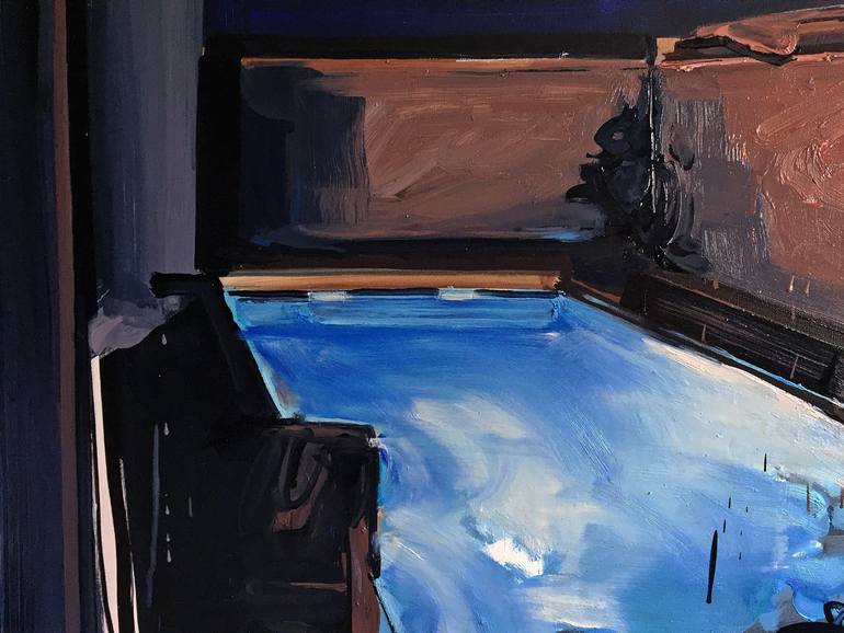 Original Expressionism Outer Space Painting by Robert Bubel