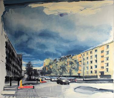 Print of Cities Paintings by Robert Bubel