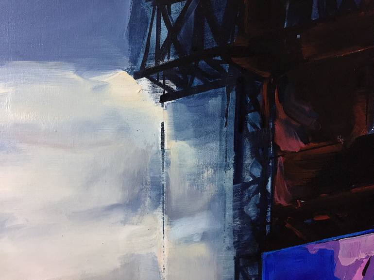 Original Expressionism Landscape Painting by Robert Bubel