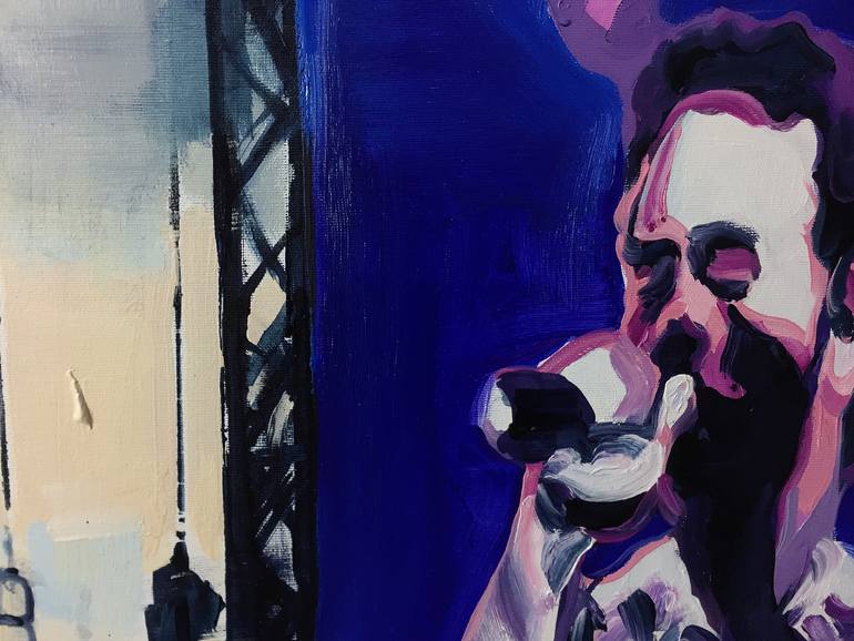 Original Expressionism Landscape Painting by Robert Bubel