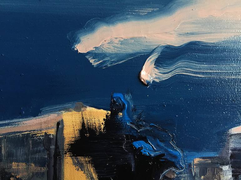 Original Expressionism Landscape Painting by Robert Bubel