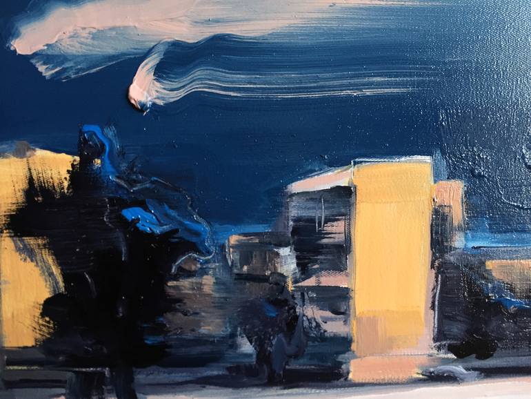 Original Expressionism Landscape Painting by Robert Bubel