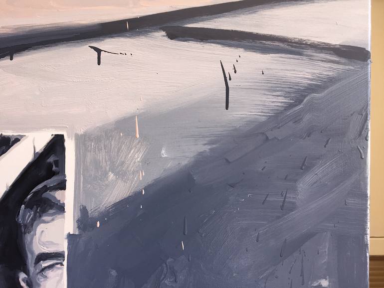 Original Expressionism Outer Space Painting by Robert Bubel