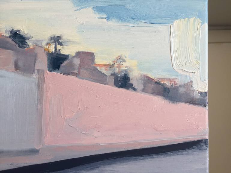 Original Expressionism Outer Space Painting by Robert Bubel