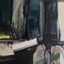 oil on canvas, 80x100 cm; places we know always bring back memories; and we often see more than old things, shadow and light;