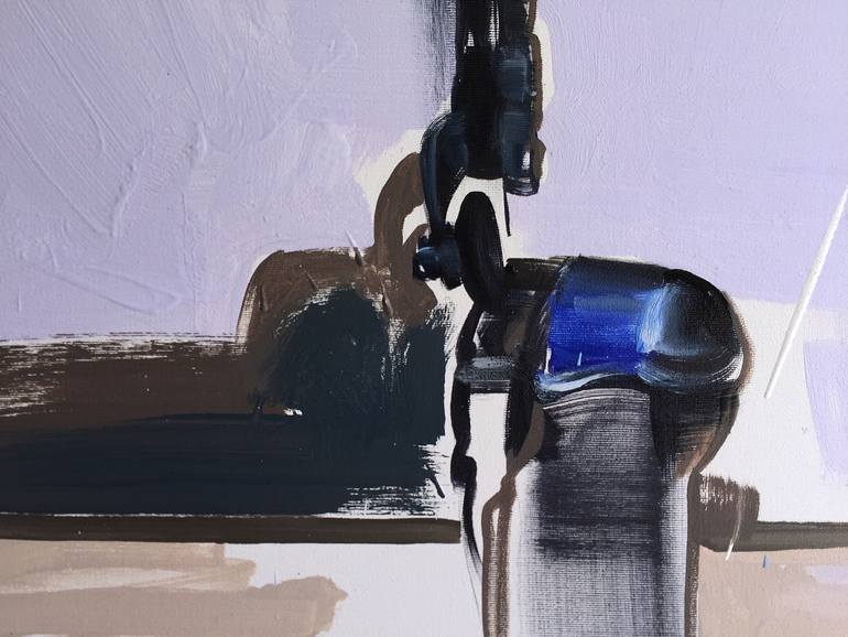 Original Expressionism Outer Space Painting by Robert Bubel