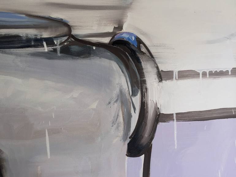 Original Expressionism Outer Space Painting by Robert Bubel