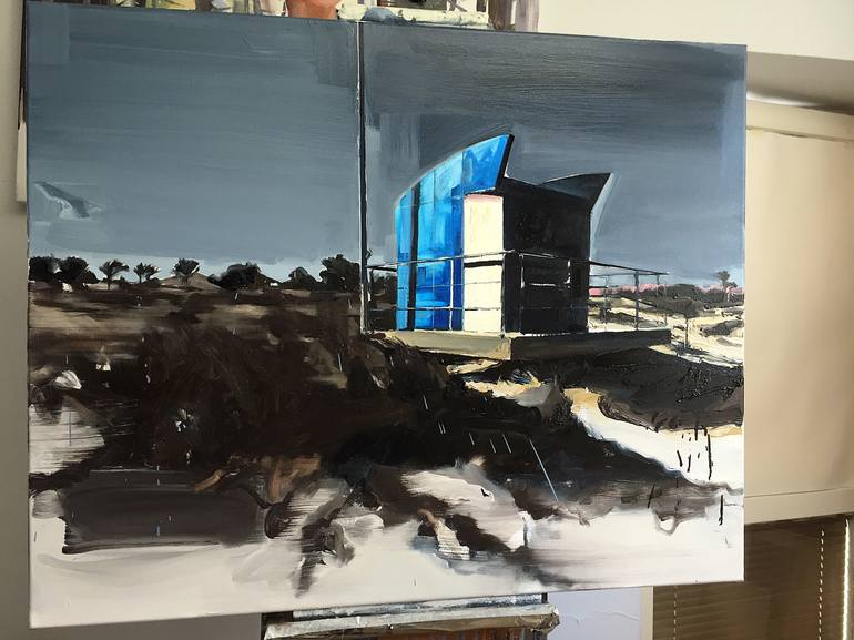 Original Expressionism Landscape Painting by Robert Bubel